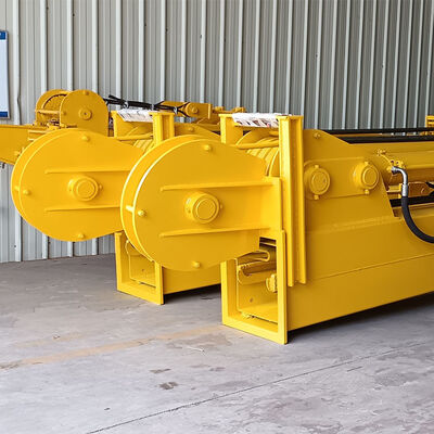 এক্সক্যাভেটর টেলিস্কোপিক আর্ম সঙ্গে Clamshell বালতি জন্য খনন বেস