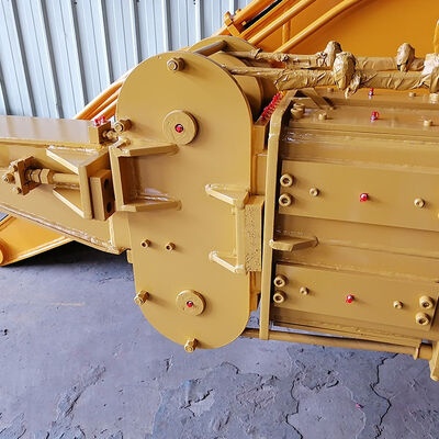 এক্সক্যাভেটর টেলিস্কোপিক আর্ম সঙ্গে Clamshell বালতি জন্য খনন বেস