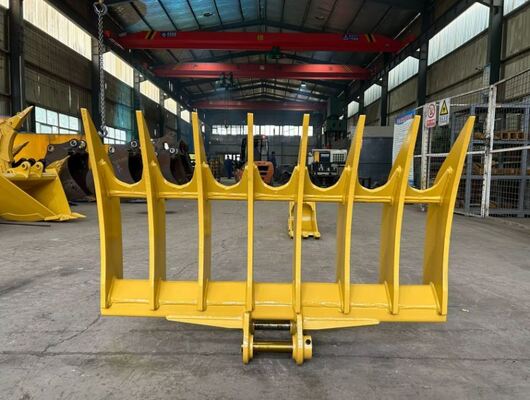 Construction Machinery Parts Q355B Rake Bucket Root Rake for 25-50ton Excavator
