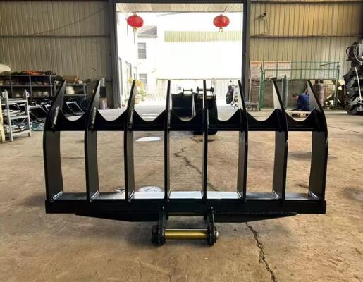 Construction Machinery Parts Q355B Rake Bucket Root Rake for 25-50ton Excavator