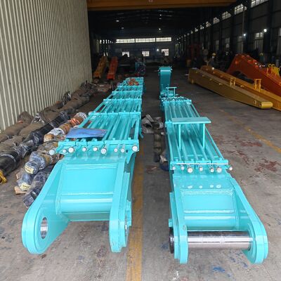 SK350 হট সেলের জন্য এক্সক্যাভেটর ডেমোলিশন বুম হাই রিচ আর্ম এবং বুম 23-24 মি লম্বা অ্যাটাচমেন্ট