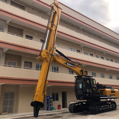 SY365H এর জন্য 1.5CBM Clamshell বালতি সহ খননকারীর জন্য 25M টেলিস্কোপিক আর্ম