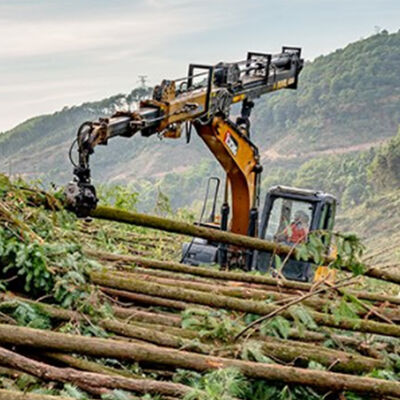 20 টন 30 টন টেলিস্কোপিক আর্ম টেলিস্কোপিক বুম আর্ম গ্র্যাপল গাছ