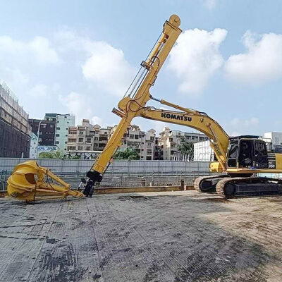 PC350 এর জন্য এক্সকাভেটর টেলিস্কোপিক ডিপার আর্ম ২৫ মিটার খনন গভীরতা